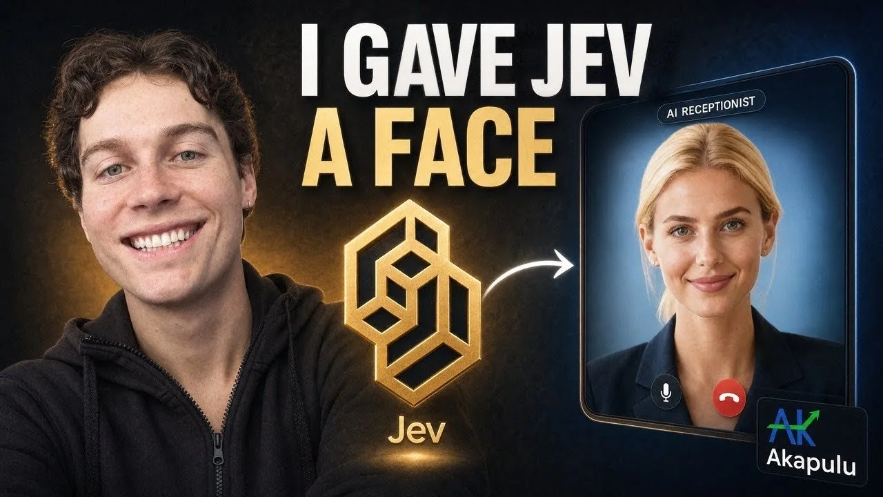 Jev video thumbnail. James with an avatar.